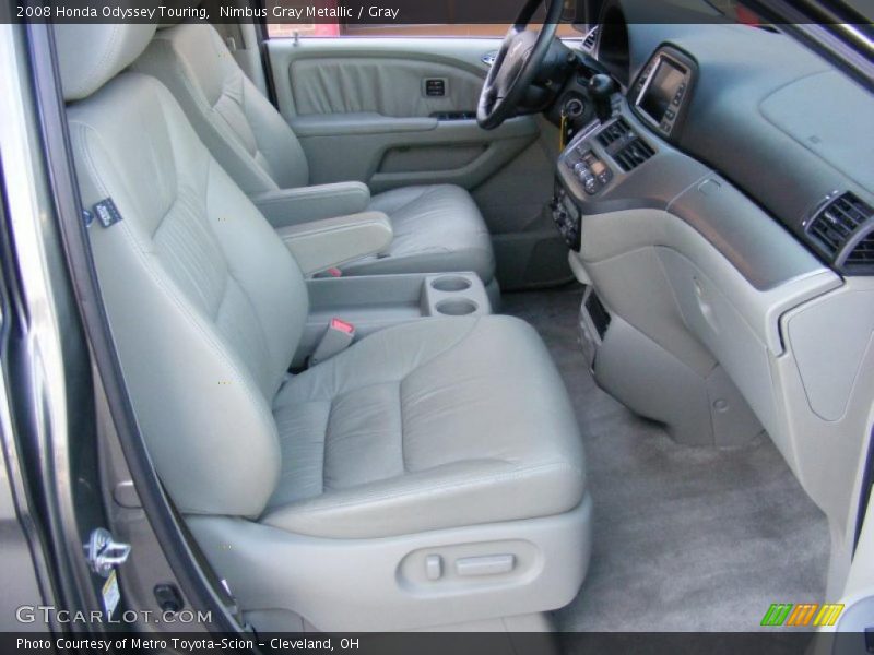Nimbus Gray Metallic / Gray 2008 Honda Odyssey Touring