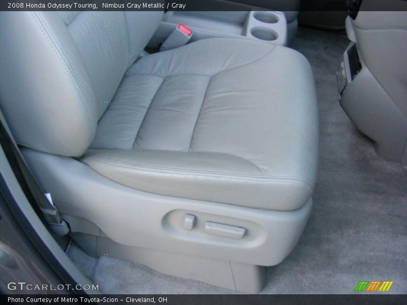 Nimbus Gray Metallic / Gray 2008 Honda Odyssey Touring
