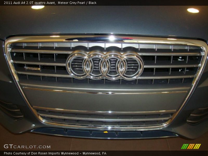 Meteor Grey Pearl / Black 2011 Audi A4 2.0T quattro Avant