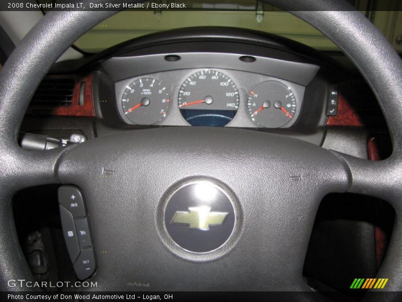 Dark Silver Metallic / Ebony Black 2008 Chevrolet Impala LT