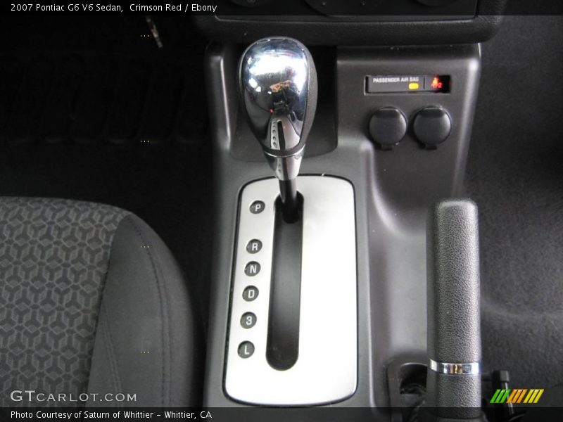 Crimson Red / Ebony 2007 Pontiac G6 V6 Sedan