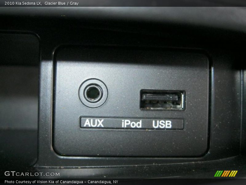 Glacier Blue / Gray 2010 Kia Sedona LX