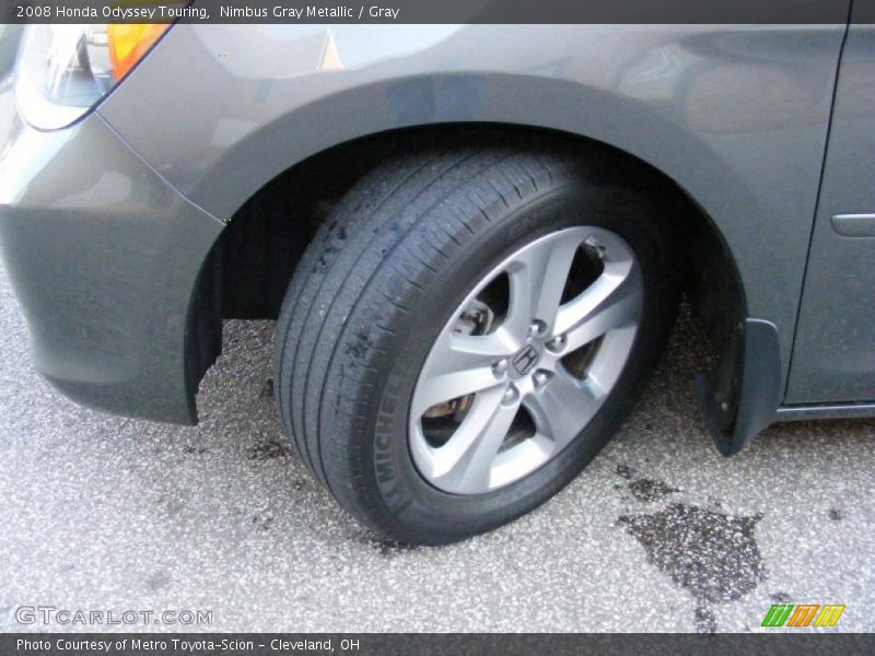 Nimbus Gray Metallic / Gray 2008 Honda Odyssey Touring