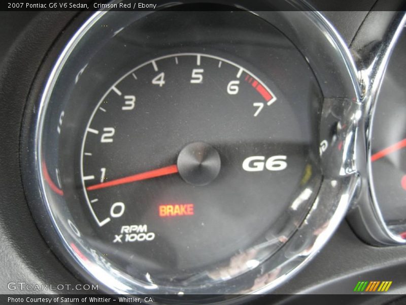 Crimson Red / Ebony 2007 Pontiac G6 V6 Sedan