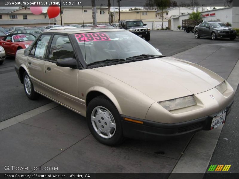 Gold / Tan 1994 Saturn S Series SL1 Sedan