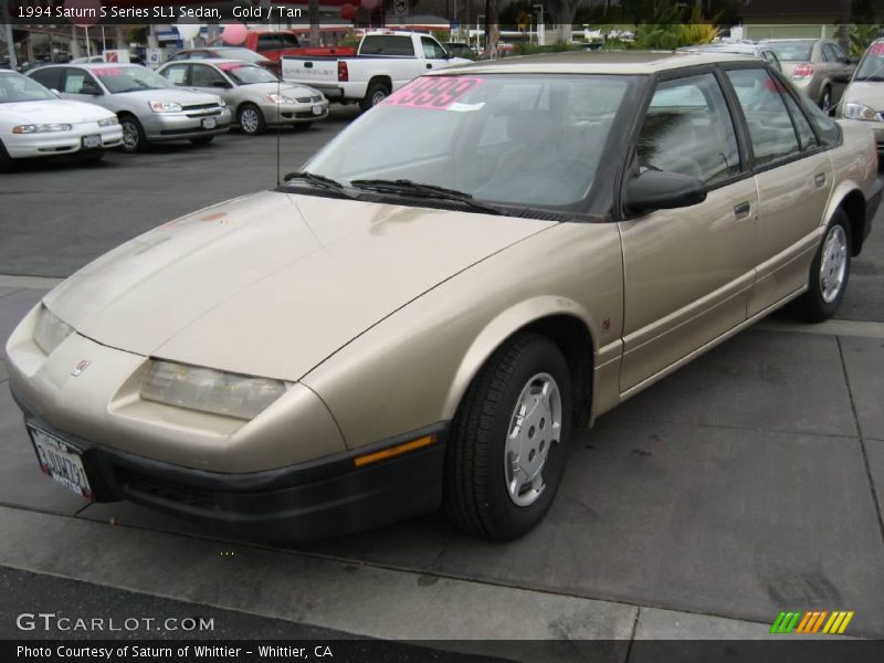 Gold / Tan 1994 Saturn S Series SL1 Sedan