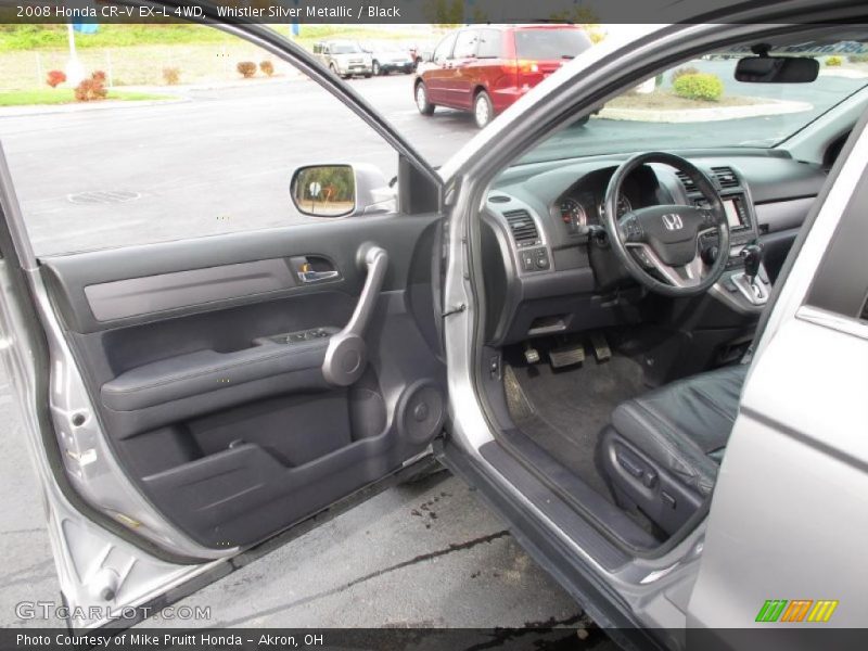 Whistler Silver Metallic / Black 2008 Honda CR-V EX-L 4WD