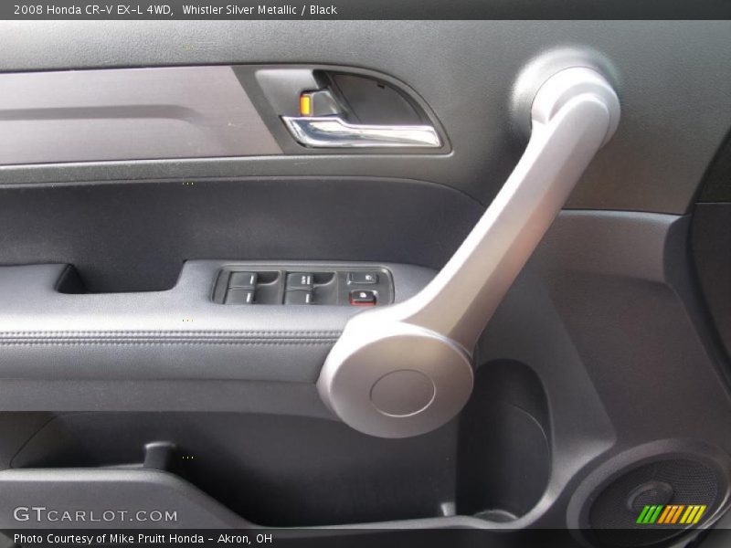 Whistler Silver Metallic / Black 2008 Honda CR-V EX-L 4WD