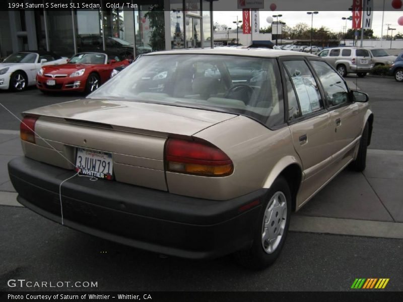 Gold / Tan 1994 Saturn S Series SL1 Sedan