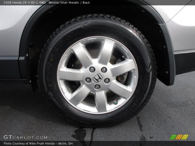 Whistler Silver Metallic / Black 2008 Honda CR-V EX-L 4WD