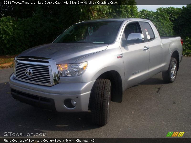 Silver Sky Metallic / Graphite Gray 2011 Toyota Tundra Limited Double Cab 4x4