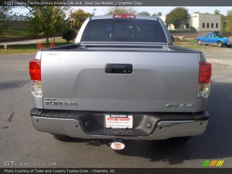 Silver Sky Metallic / Graphite Gray 2011 Toyota Tundra Limited Double Cab 4x4