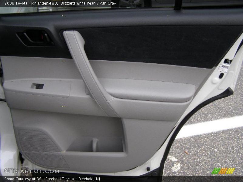 Blizzard White Pearl / Ash Gray 2008 Toyota Highlander 4WD