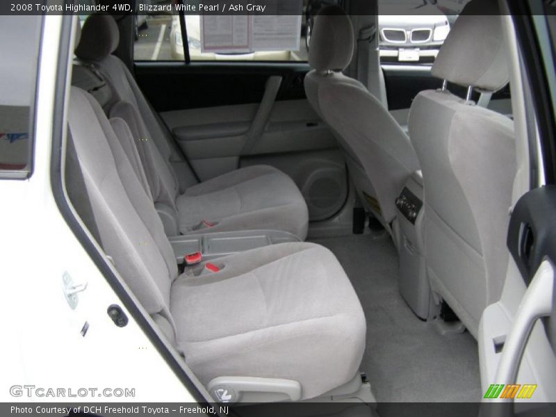 Blizzard White Pearl / Ash Gray 2008 Toyota Highlander 4WD