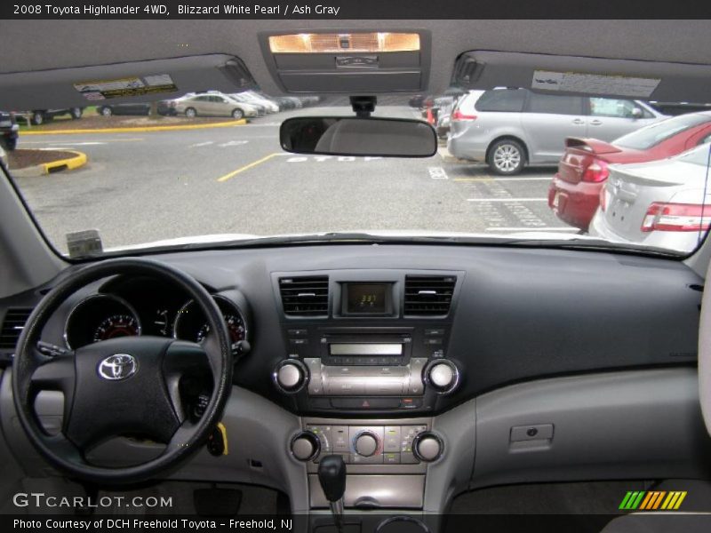 Blizzard White Pearl / Ash Gray 2008 Toyota Highlander 4WD