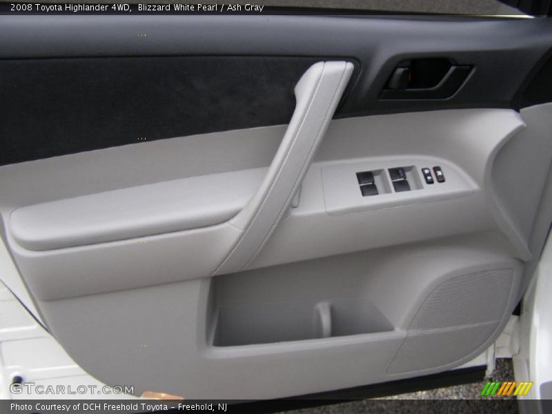 Blizzard White Pearl / Ash Gray 2008 Toyota Highlander 4WD
