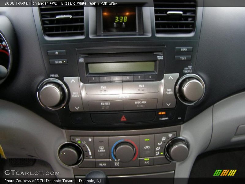 Blizzard White Pearl / Ash Gray 2008 Toyota Highlander 4WD