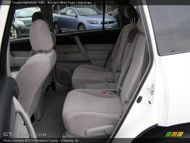 Blizzard White Pearl / Ash Gray 2008 Toyota Highlander 4WD