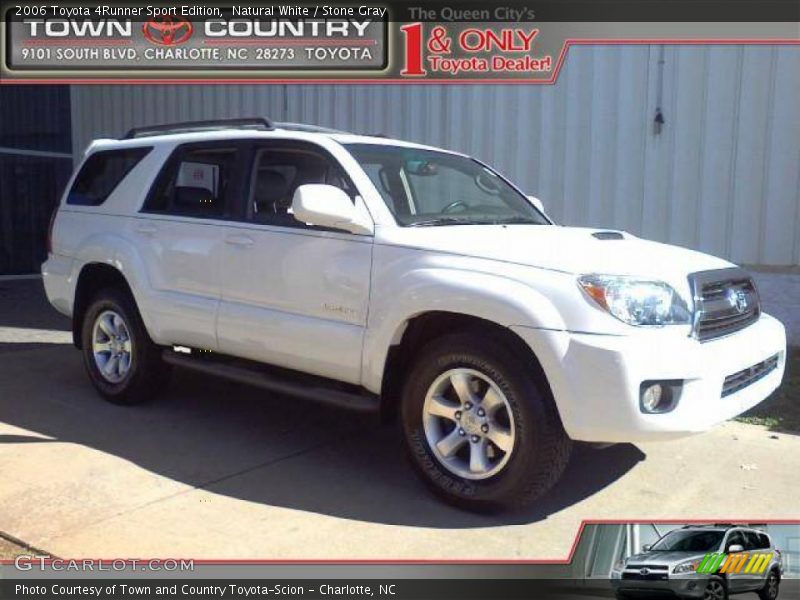 Natural White / Stone Gray 2006 Toyota 4Runner Sport Edition