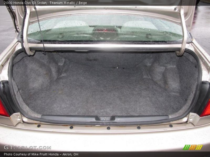  2000 Civic EX Sedan Trunk