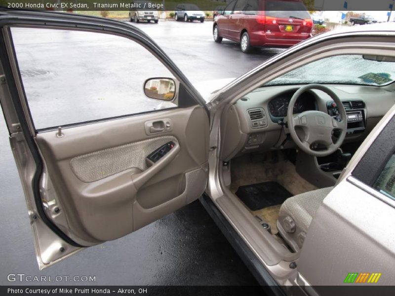  2000 Civic EX Sedan Beige Interior