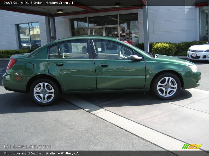 Medium Green / Tan 2003 Saturn ION 3 Sedan