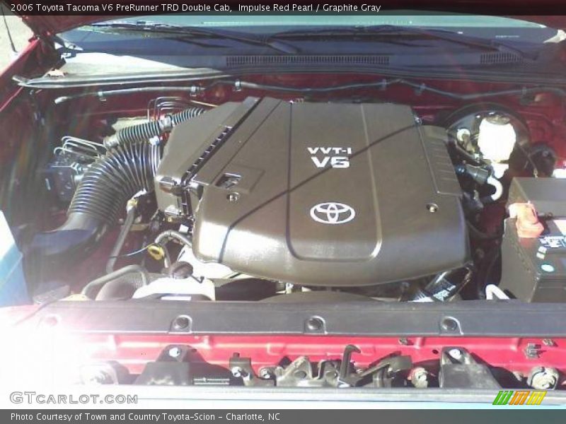 Impulse Red Pearl / Graphite Gray 2006 Toyota Tacoma V6 PreRunner TRD Double Cab