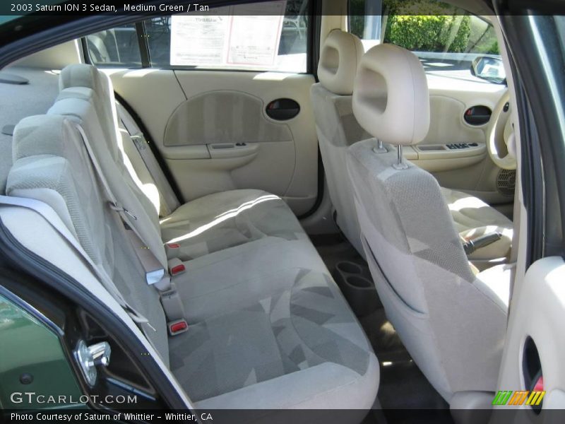 Medium Green / Tan 2003 Saturn ION 3 Sedan