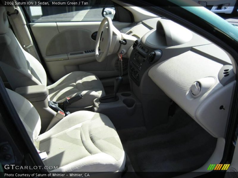Medium Green / Tan 2003 Saturn ION 3 Sedan