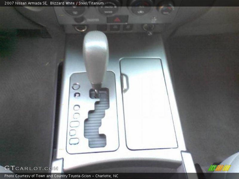 Blizzard White / Steel/Titanium 2007 Nissan Armada SE