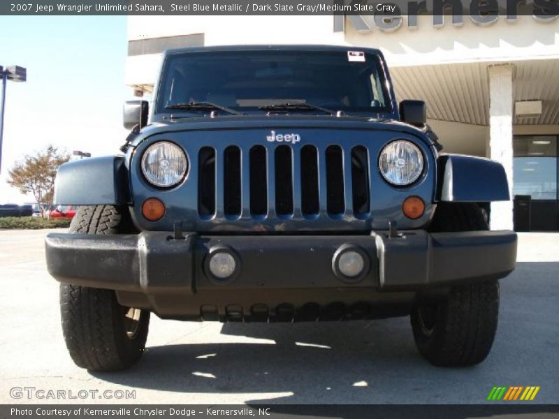 Steel Blue Metallic / Dark Slate Gray/Medium Slate Gray 2007 Jeep Wrangler Unlimited Sahara