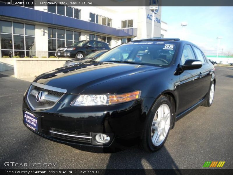 Nighthawk Black Pearl / Taupe 2008 Acura TL 3.2