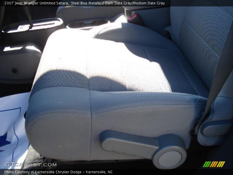 Steel Blue Metallic / Dark Slate Gray/Medium Slate Gray 2007 Jeep Wrangler Unlimited Sahara