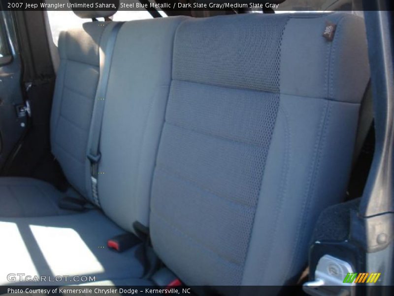 Steel Blue Metallic / Dark Slate Gray/Medium Slate Gray 2007 Jeep Wrangler Unlimited Sahara