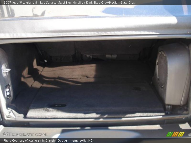 Steel Blue Metallic / Dark Slate Gray/Medium Slate Gray 2007 Jeep Wrangler Unlimited Sahara