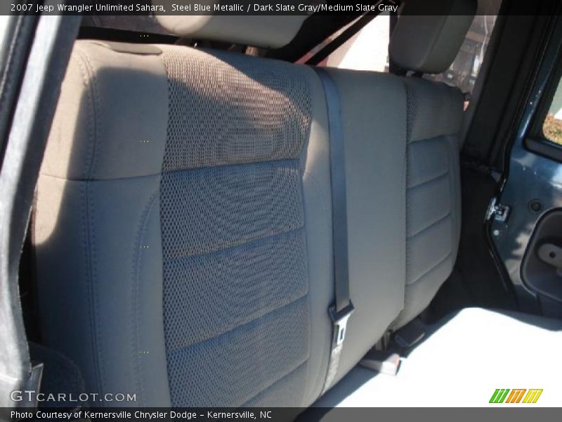 Steel Blue Metallic / Dark Slate Gray/Medium Slate Gray 2007 Jeep Wrangler Unlimited Sahara