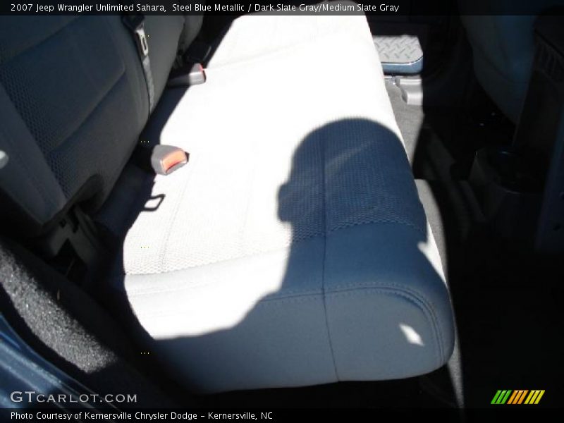 Steel Blue Metallic / Dark Slate Gray/Medium Slate Gray 2007 Jeep Wrangler Unlimited Sahara
