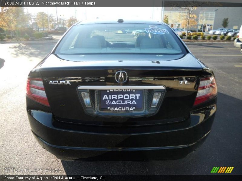 Nighthawk Black Pearl / Taupe 2008 Acura TL 3.2