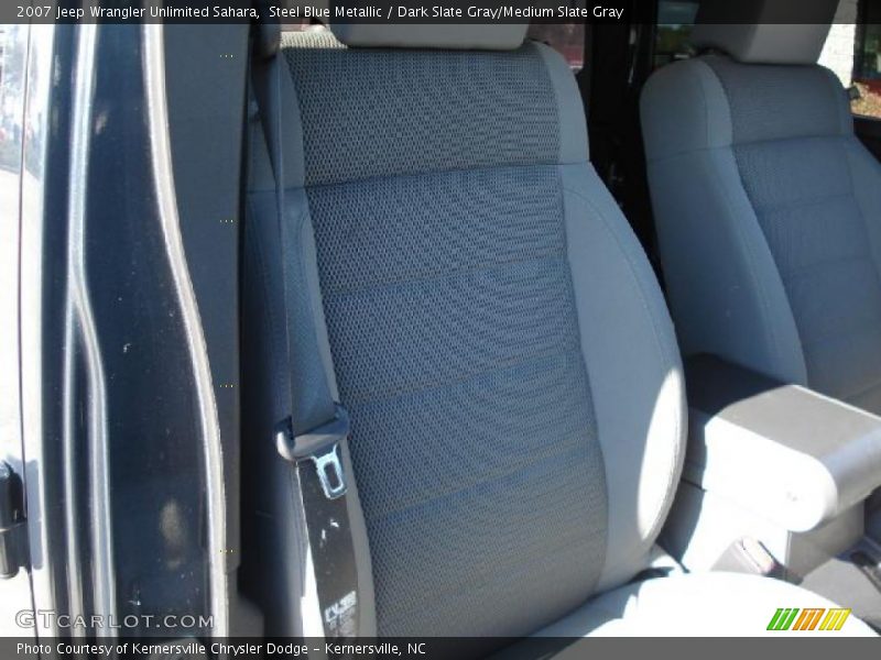 Steel Blue Metallic / Dark Slate Gray/Medium Slate Gray 2007 Jeep Wrangler Unlimited Sahara