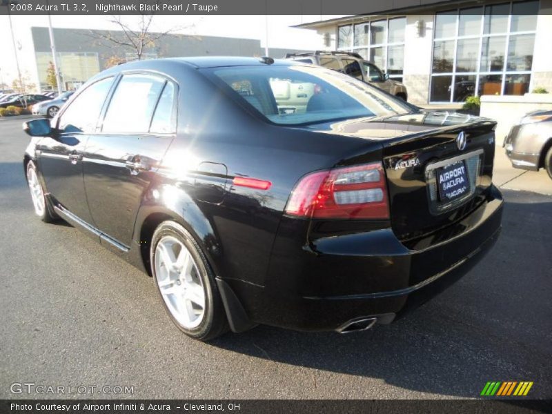 Nighthawk Black Pearl / Taupe 2008 Acura TL 3.2