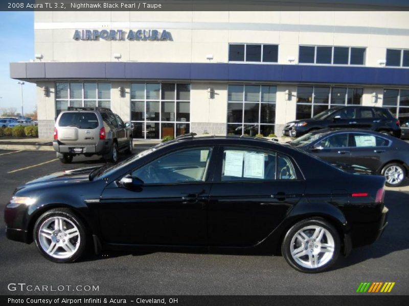 Nighthawk Black Pearl / Taupe 2008 Acura TL 3.2