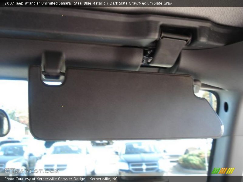 Steel Blue Metallic / Dark Slate Gray/Medium Slate Gray 2007 Jeep Wrangler Unlimited Sahara