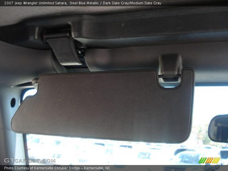 Steel Blue Metallic / Dark Slate Gray/Medium Slate Gray 2007 Jeep Wrangler Unlimited Sahara