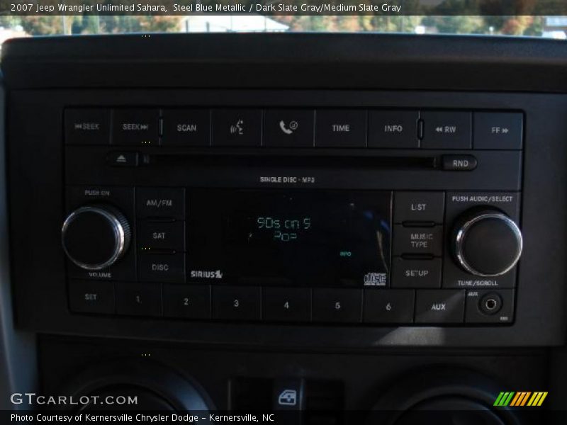 Steel Blue Metallic / Dark Slate Gray/Medium Slate Gray 2007 Jeep Wrangler Unlimited Sahara