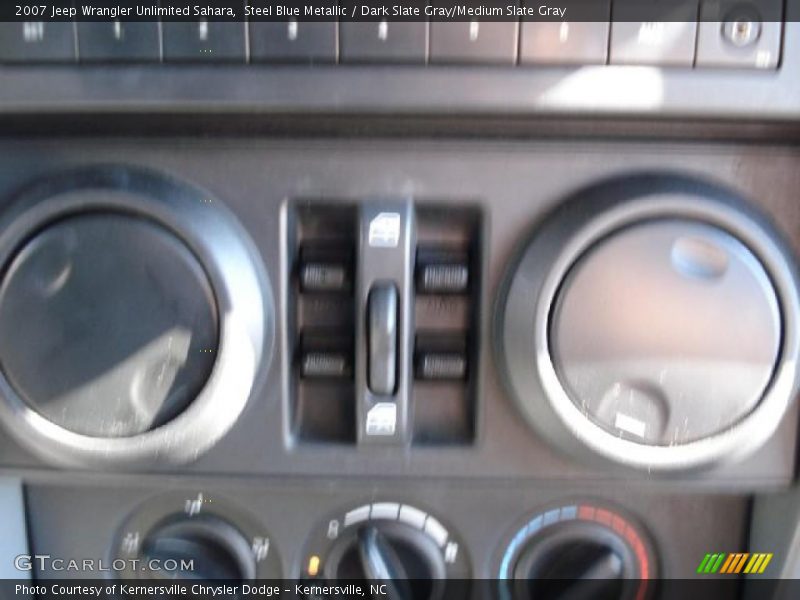 Steel Blue Metallic / Dark Slate Gray/Medium Slate Gray 2007 Jeep Wrangler Unlimited Sahara