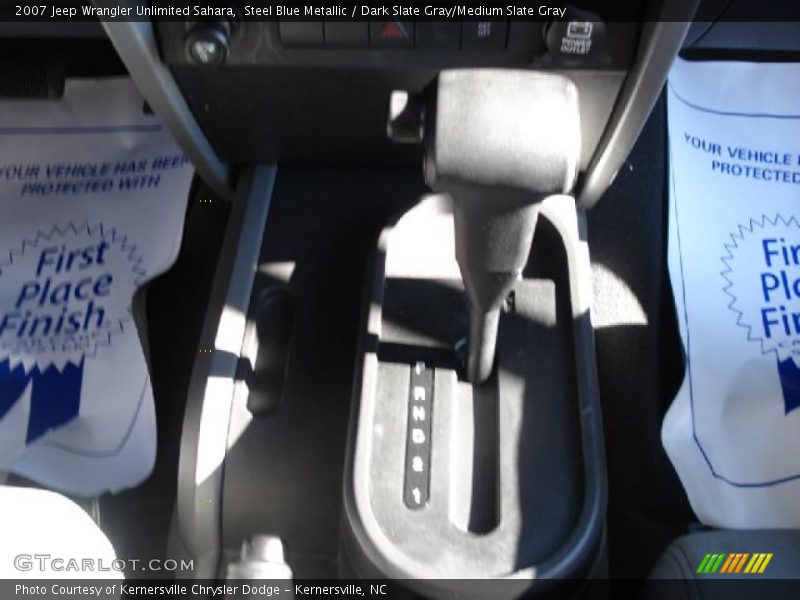 Steel Blue Metallic / Dark Slate Gray/Medium Slate Gray 2007 Jeep Wrangler Unlimited Sahara