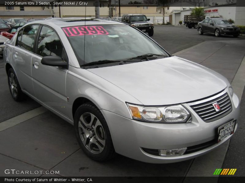 Silver Nickel / Gray 2005 Saturn ION 3 Sedan