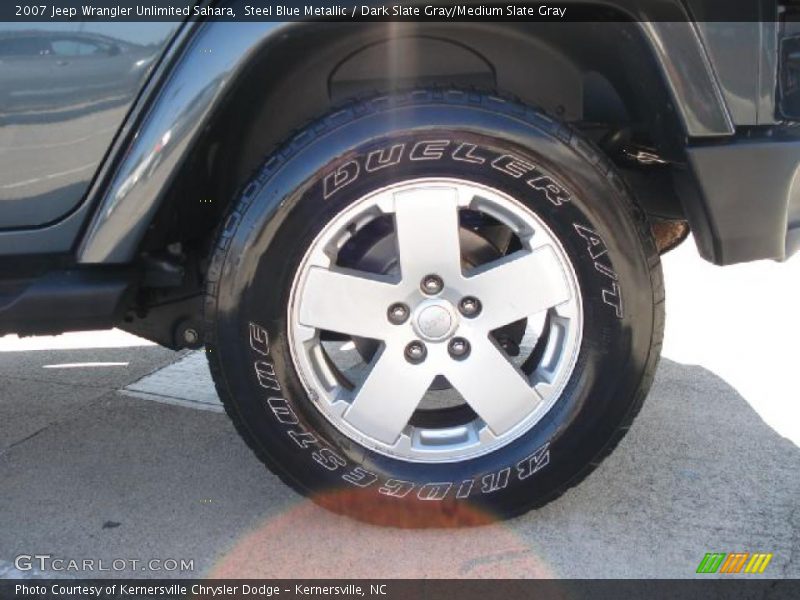 Steel Blue Metallic / Dark Slate Gray/Medium Slate Gray 2007 Jeep Wrangler Unlimited Sahara