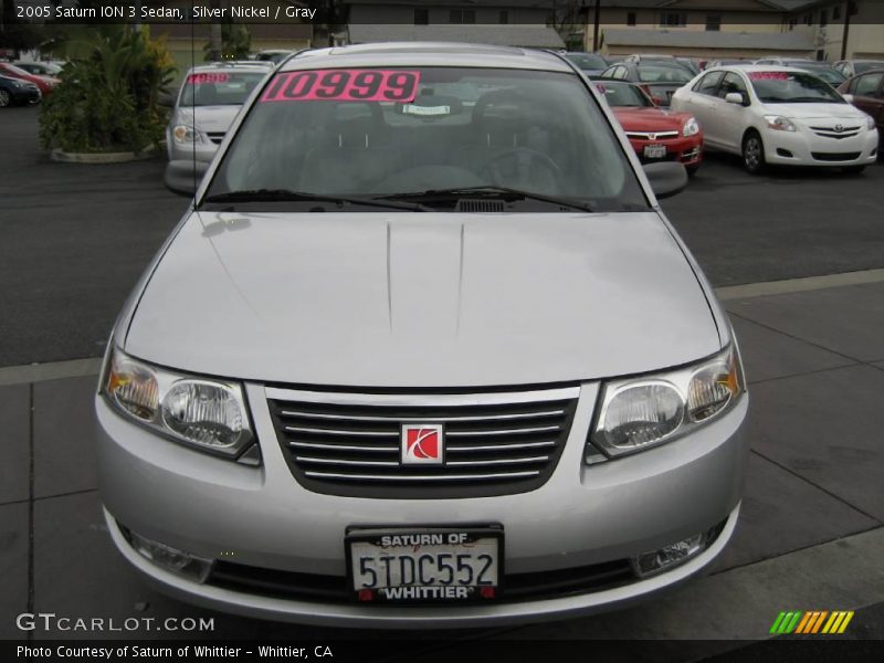 Silver Nickel / Gray 2005 Saturn ION 3 Sedan