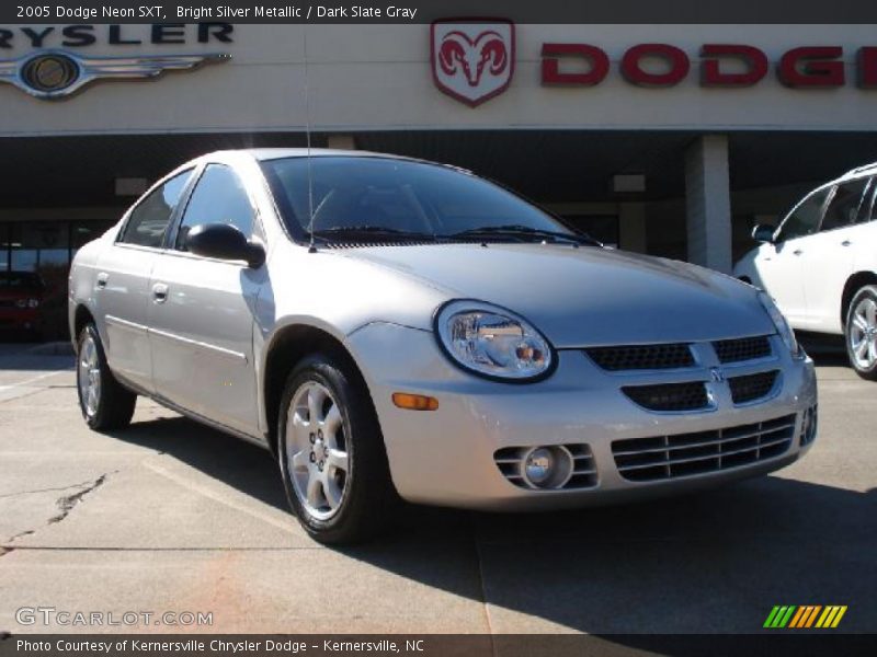 Bright Silver Metallic / Dark Slate Gray 2005 Dodge Neon SXT